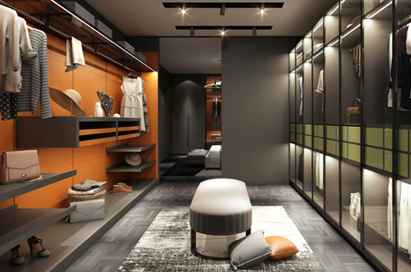 鋁框玻璃門(mén)衣柜