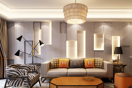 楓影木皮護(hù)墻板